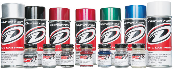 Duratrax Polycarb Spray, Metallic Red, 4.5 oz