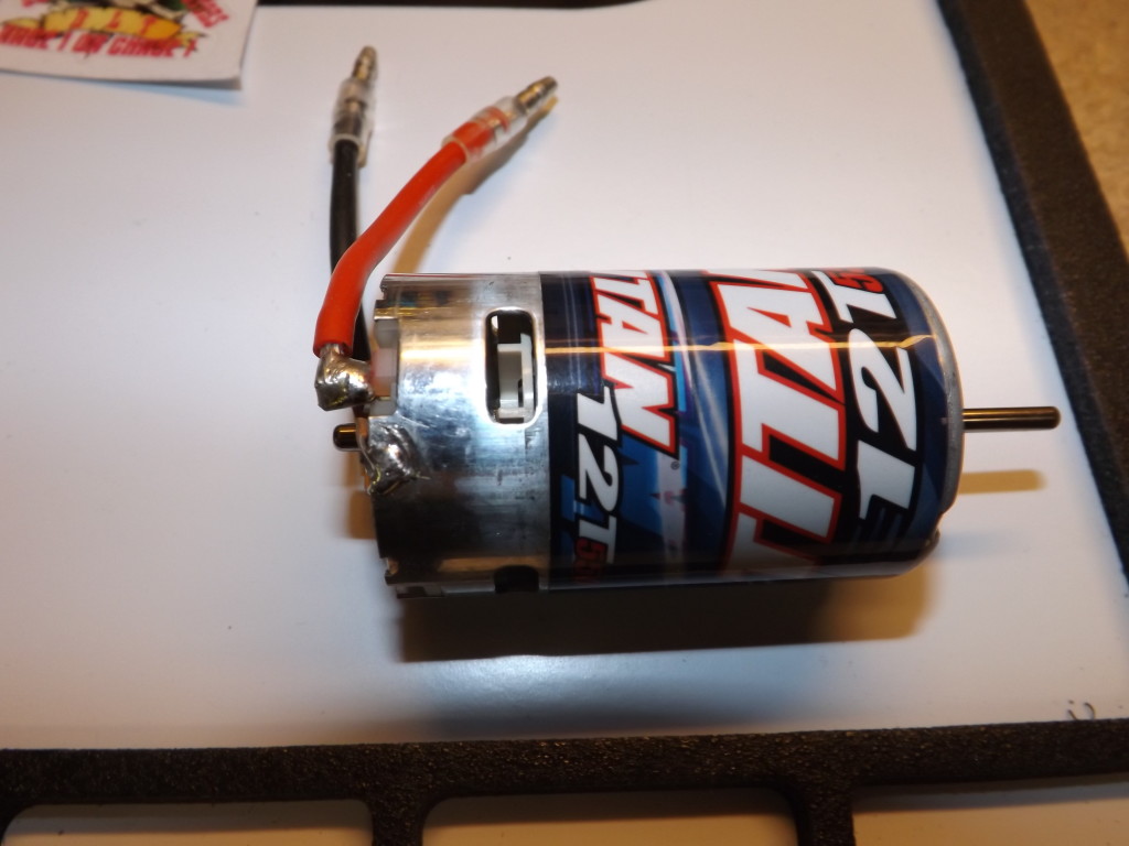 traxxas slash motor size